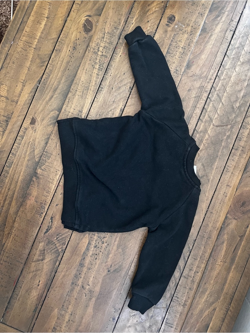 Baby The Rolling Stones Black Kids Sweatshirt with Red Tongue Logo - Picture 2 of 3